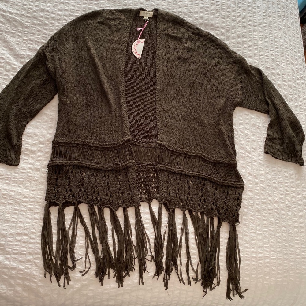 NWT Umgee Oversized Detailed Cardigan/Shrug